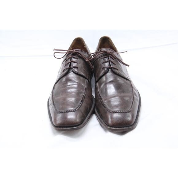 Mezlan Windham Shoes Mens Size 12 M Dark Brown Leather Oxford Dress Lace Up